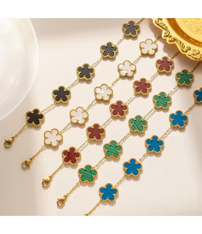 Mpariz Luxe Klaver Armbanden Goud