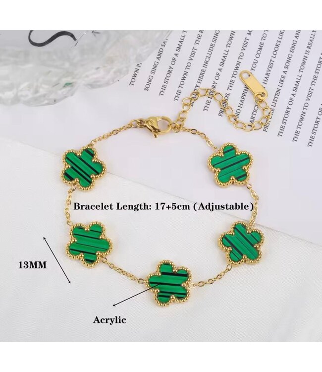 Mpariz Luxe Klaver Armbanden Goud