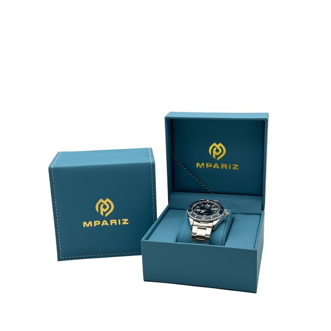 Mpariz Luxe herenhorloges Zilver