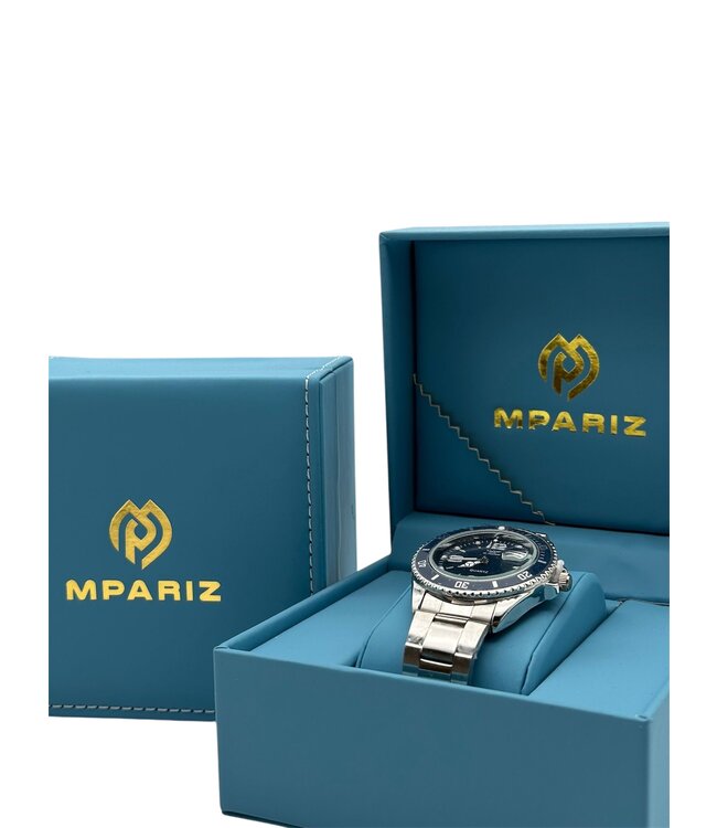 Mpariz Luxe herenhorloges Zilver