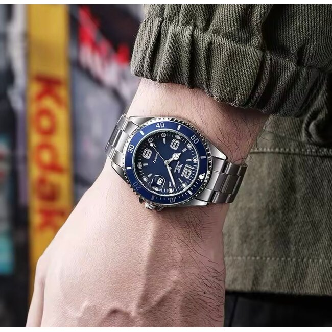 Mpariz Atlas – herenhorloge met stalen band en sportief design