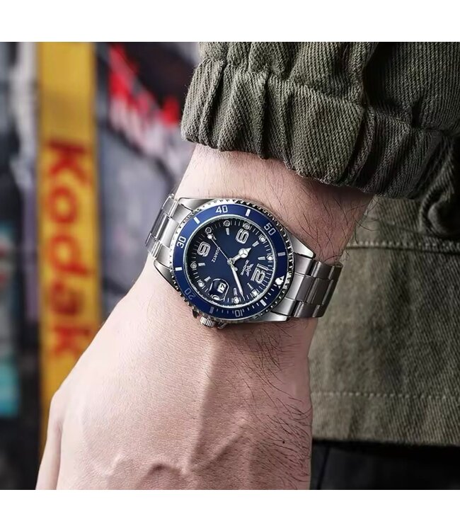 Mpariz Luxe herenhorloges Zilver