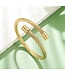 Mpariz Luxe Heren armband   Goud  Titanium