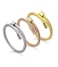Mpariz Luxe Heren armband   Goud  Titanium