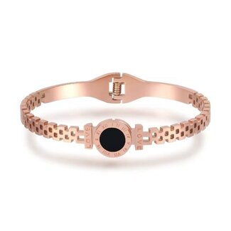 Mpariz Luxe Dames armbanden Love  Rosé Zwart
