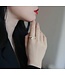 Mpariz Luxe Dames ringen met Zirkonia  Ritsontwerp