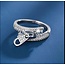 Mpariz Luxe Dames ringen met Zirkonia  Ritsontwerp