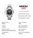 Nibosi  Herenhorloge  Zilver Zwart