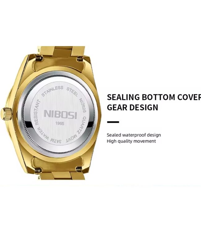 Nibosi  Herenhorloges  Goud