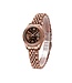 Nibosi Heren & Dameshorloges  Rosé Chocolate Dial