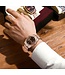 Nibosi Heren & Dameshorloges  Rosé Chocolate Dial