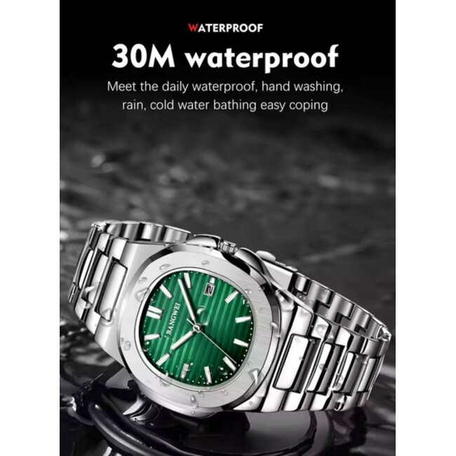 Mpariz Stratos – herenhorloge met stalen band en modern design