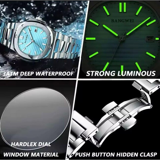 Mpariz Stratos – herenhorloge met stalen band en modern design