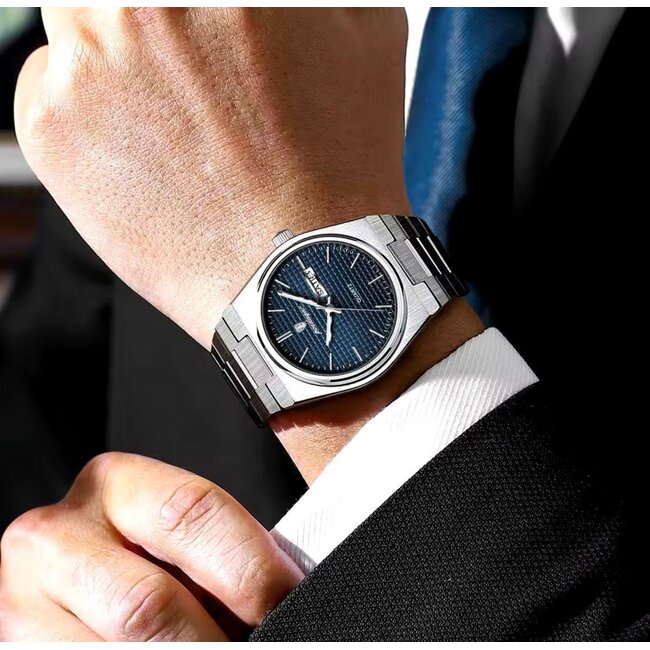 Poedagar Orion – herenhorloge met stalen band en modern design