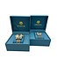 Nibosi  Heren & Dameshorloges Zilver Geelgoud - Gratis Armband bij elke bestelling (twv €29,95)