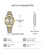 Nibosi  Heren & Dameshorloges Zilver Geelgoud - Gratis Armband bij elke bestelling (twv €29,95)
