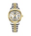 Nibosi  Heren & Dameshorloges Zilver Geelgoud - Gratis Armband bij elke bestelling (twv €29,95)