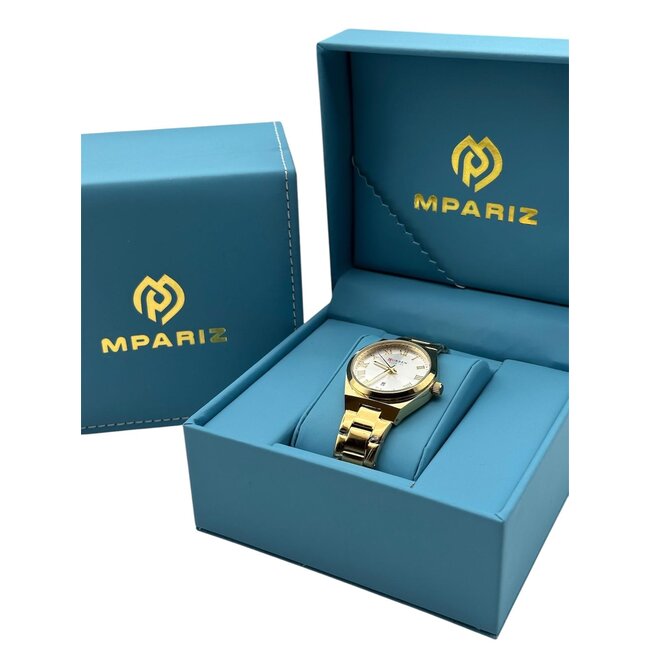 Curren Dameshorloge Goud & Wit