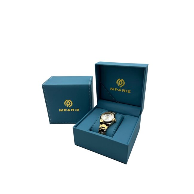 Curren Dameshorloge Goud & Wit