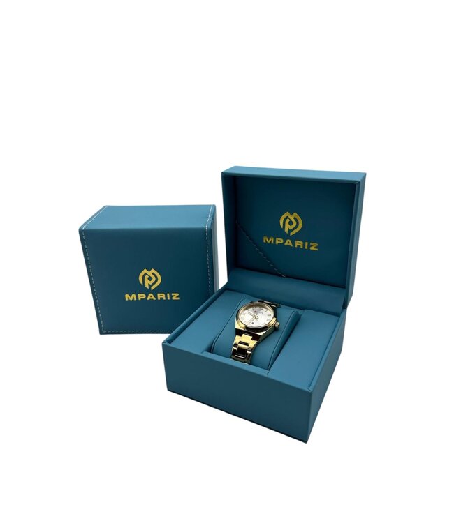 Curren Dameshorloge Goud & Wit