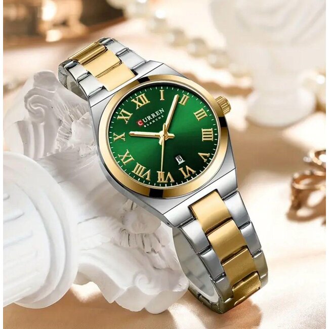 Curren Élodie – dameshorloge met stalen band en klassiek design