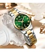 Curren Dameshorloge Zilver Goud & Groen