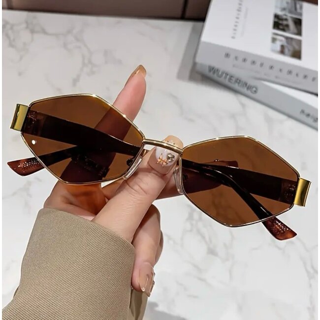 Mpariz Luxe Women's​ – Goud - Zonnebril voor Dames - Inclusief Luxe Mpariz Brillenkoker