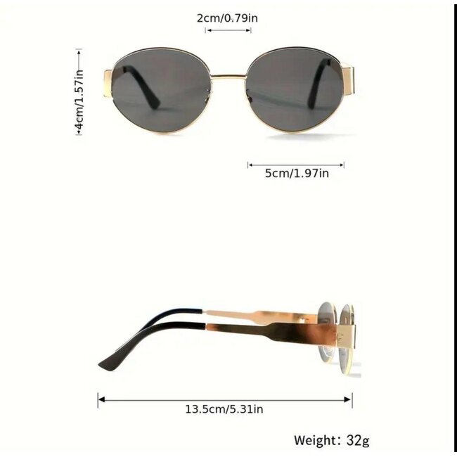 Mpariz Luxe Women's​ – Goud of Zilver - Zonnebril voor Dames - Inclusief Luxe Mpariz Brillenkoker