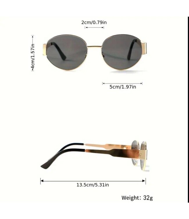 Mpariz Luxe Women's​ – Goud of Zilver - Zonnebril voor Dames - Inclusief Luxe Mpariz Brillenkoker