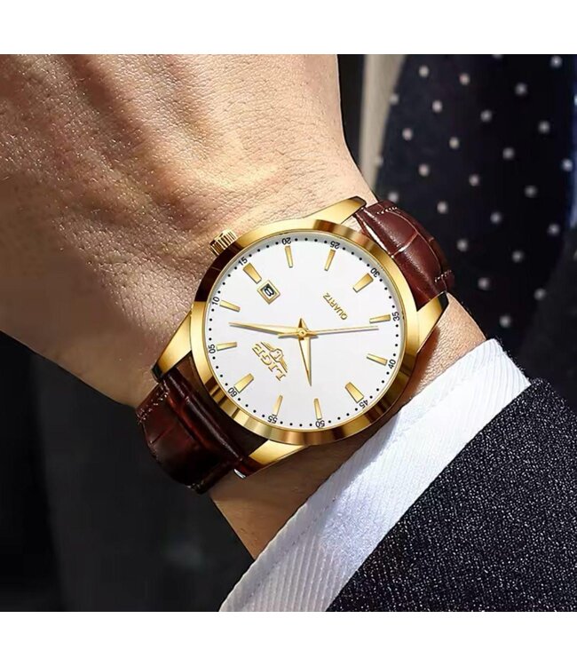 Lige Luxe Herenhorloges Goud en Zilver