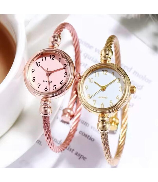 Mpariz Luxe Dameshorloges - Armband RVS