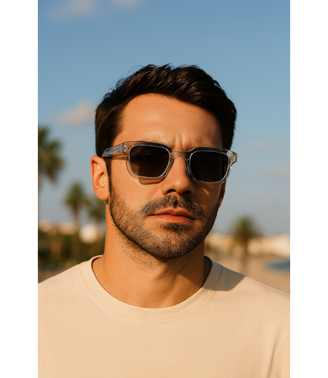 Mpariz Bold Vision​ - Transparant - Zonnebril voor Heren & Dames - Inclusief Luxe Mpariz Brillenkoker