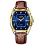 Lige Luxe Herenhorloge Goud Blauw