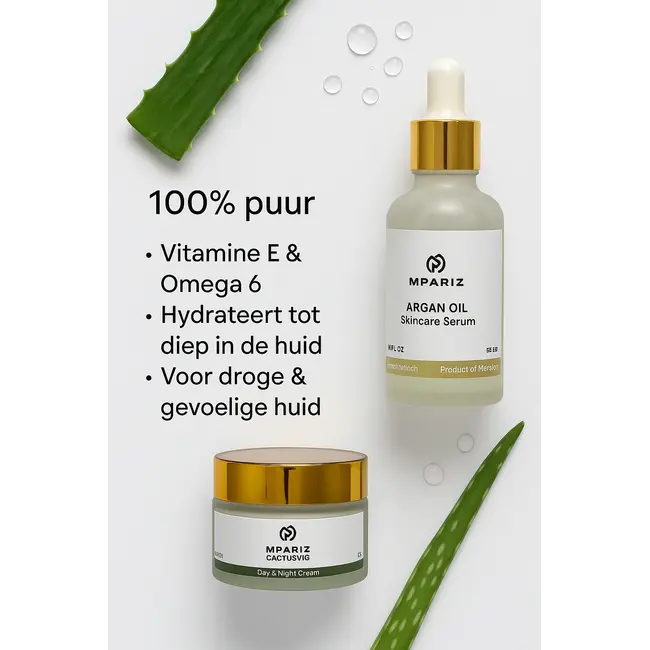 Mpariz Hydratatie Set - Verzorgingsbundel voor Intensieve Hydratatie van de Droge Huid
