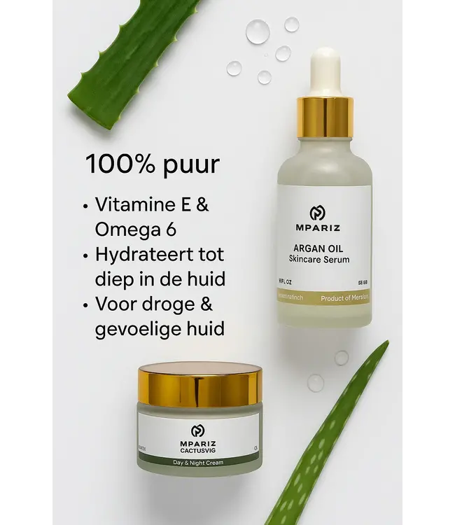 Mpariz Hydratatie Set - Verzorgingsbundel voor Intensieve Hydratatie van de Droge Huid