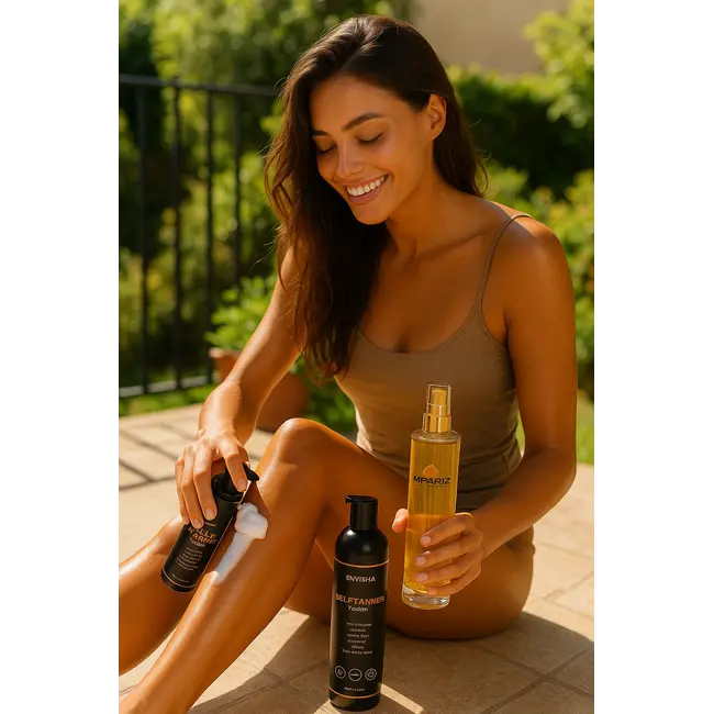 Mpariz Zomerbundel – Voor een Natuurlijk Bruine Tint en Beschermde, Stralende Huid