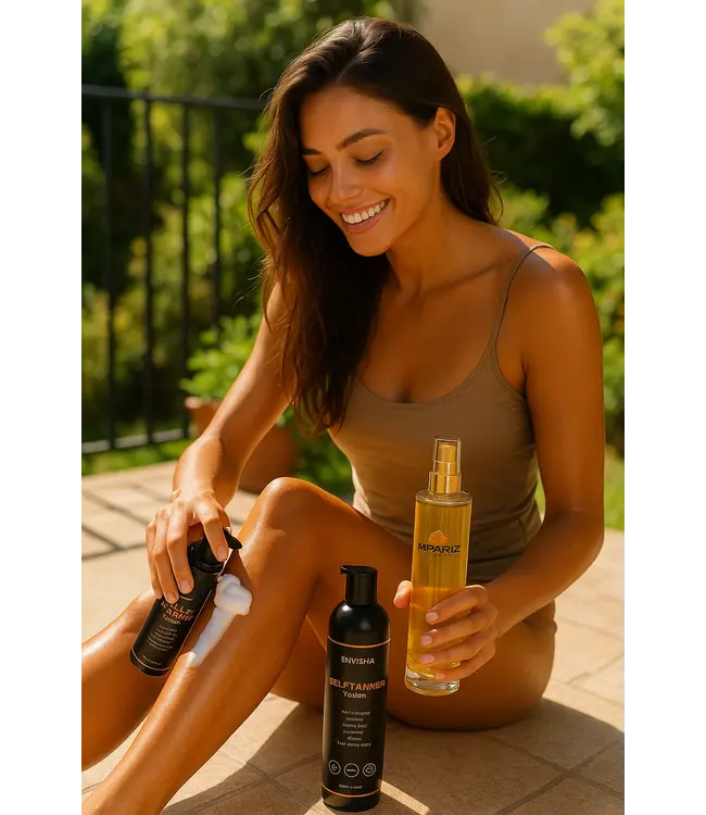 Mpariz Zomerbundel – Voor een Natuurlijk Bruine Tint en Beschermde, Stralende Huid