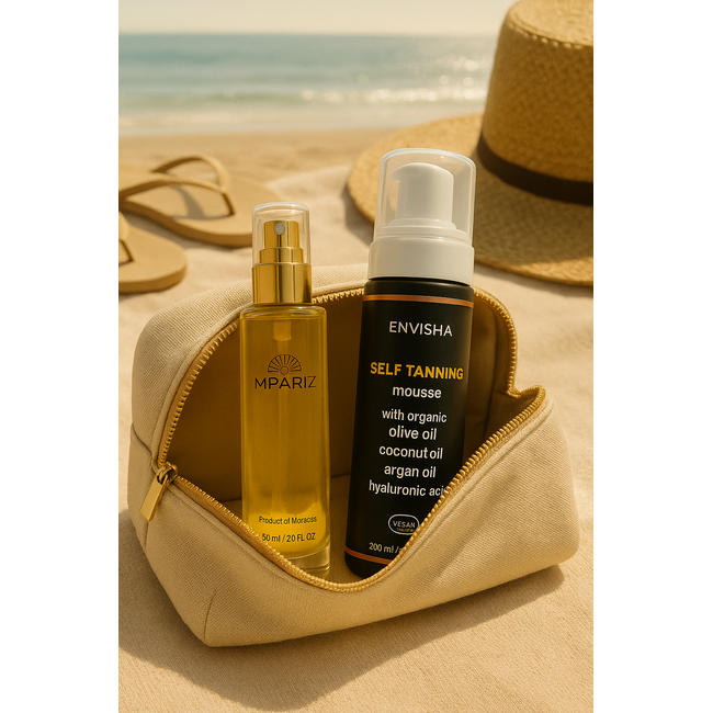 Mpariz Zomerbundel – Voor een Natuurlijk Bruine Tint en Beschermde, Stralende Huid