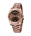 Nibosi Herenhorloge Rosé Chocolate Dial - Datum