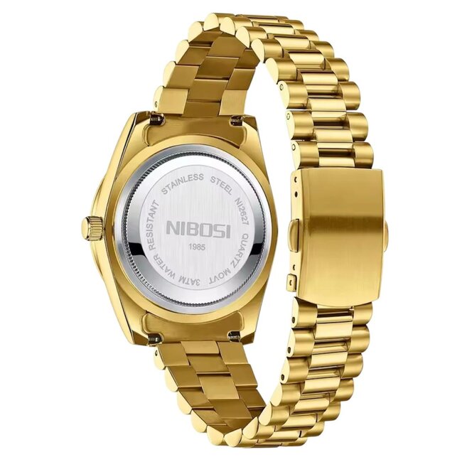 Nibosi Orléans – herenhorloge met stalen band en klassiek design