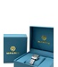 Mpariz Luxe Dameshorloge Zilver Wit met Diamonds