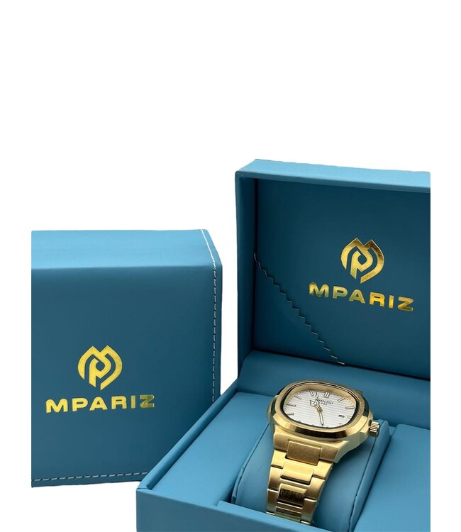 Nibosi Heren Horloges Goud & Wit