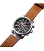 Curren Luxe Herenhorloge Leren band