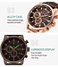 Curren Luxe Herenhorloge Leren band