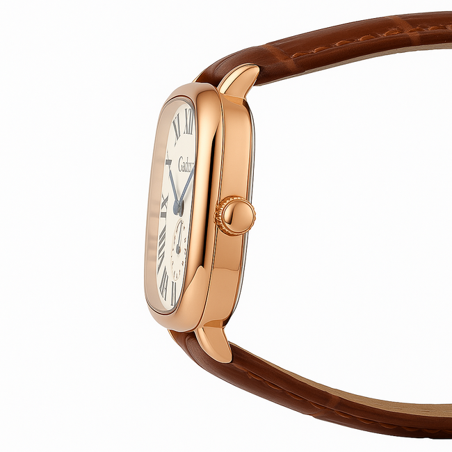 Geduo Classique – herenhorloge met leren band en klassiek design