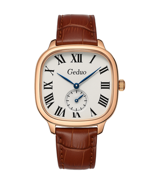 Geduo Luxe Herenhorloge Leren band