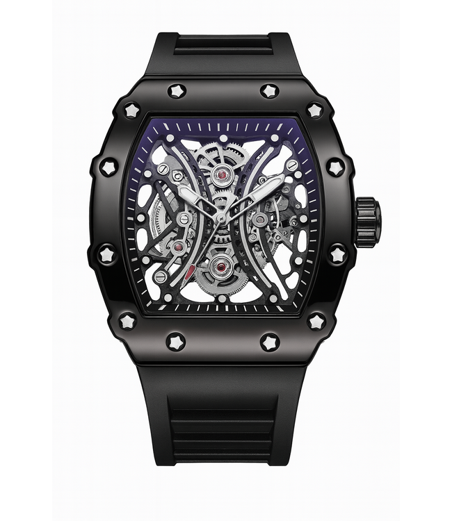 Mpariz Luxe Herenhorloge zwart