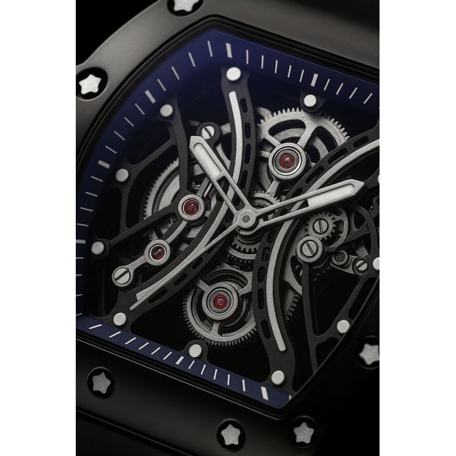 Mpariz Obscura – herenhorloge met rubber band en sportief design