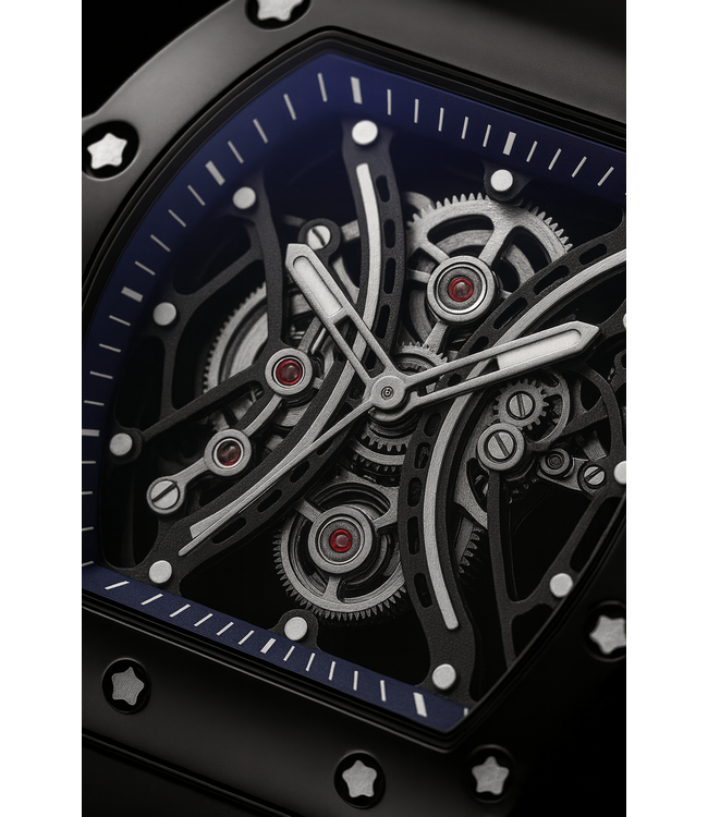 Mpariz Luxe Herenhorloge zwart