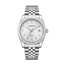 Ricecgo Luxe Herenhorloge Zilver Parelmoer Wit